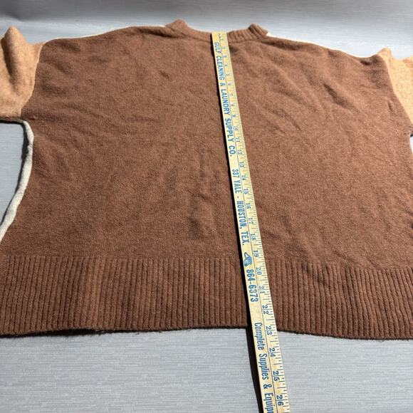 Madewell Colorblock Payton Pullover Sweater in Coziest Yarn XL Wool Blend - Picture 7 of 10